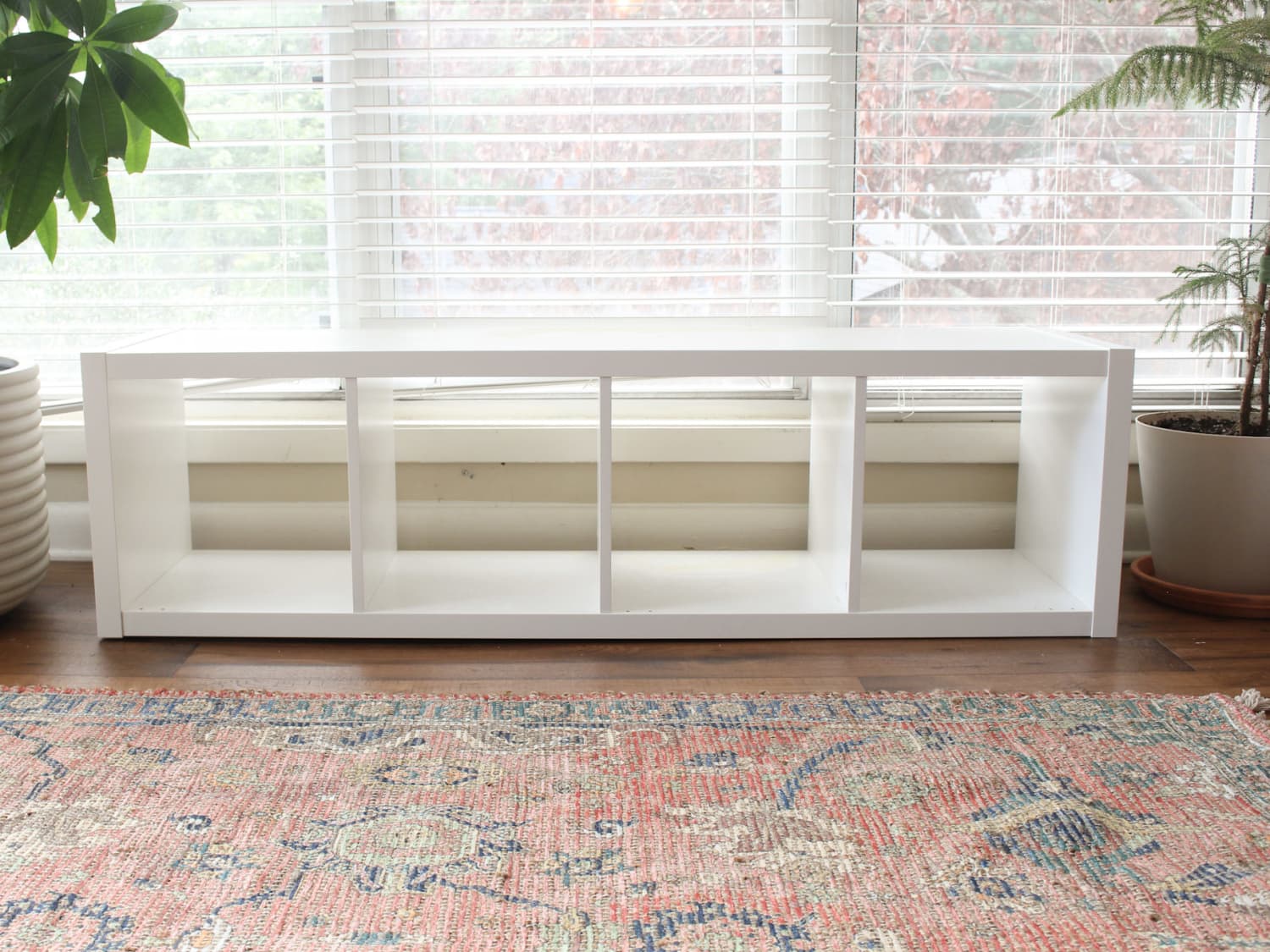 Ikea kallax online storage bench